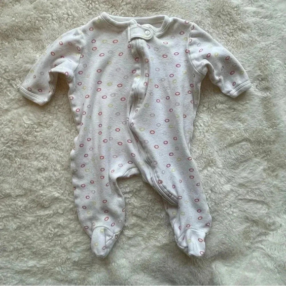 Circo 0-3 months long sleeve onesie and footie pajama set​ - Picture 5 of 7